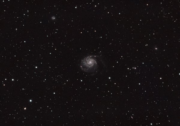 M101 M101 09.02.2023 Center (RA, hms): 14h 03m 09.186s Center (Dec, dms): +54° 21' 07.155