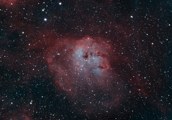 IC410 NGC1893 14.02.2023 Center (RA, hms): 05h 22m 45.070s Center (Dec, dms): +33° 25' 12.381