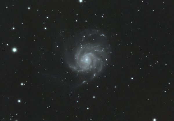 M101 M101 28.02.2023 Center (RA, hms): 14h 03m 14.230s Center (Dec, dms): +54° 20' 53.925